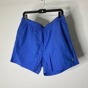 ❤️‍🔥Polo Bright Blue/Yellow swimming trunks